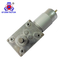 Motor eléctrico del engranaje de gusano micro de 12 voltios DC Motor eléctrico del motor de alto par del motor 12V del esfuerzo de torsión 12V